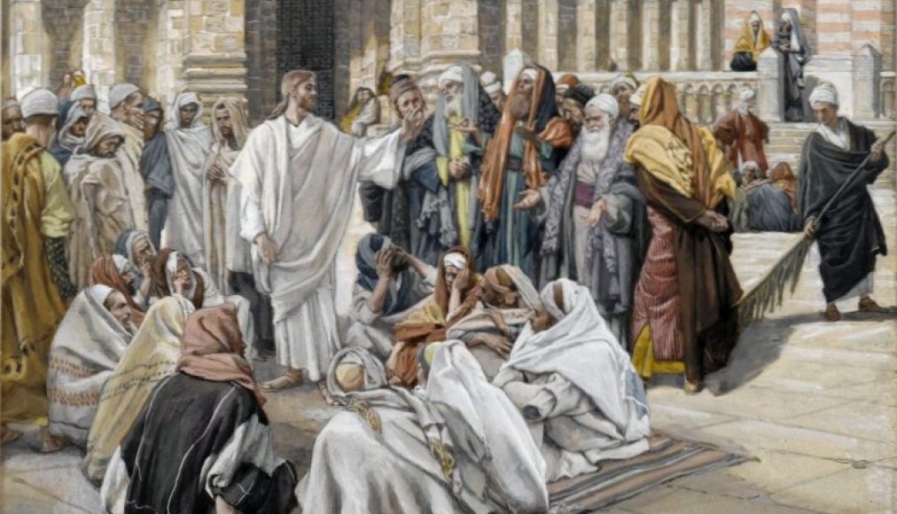 &quot;Les pharisiens questionnent Jésus&quot;, tableau de James Tissot / Wikimedia Commons / Brooklyn Museum