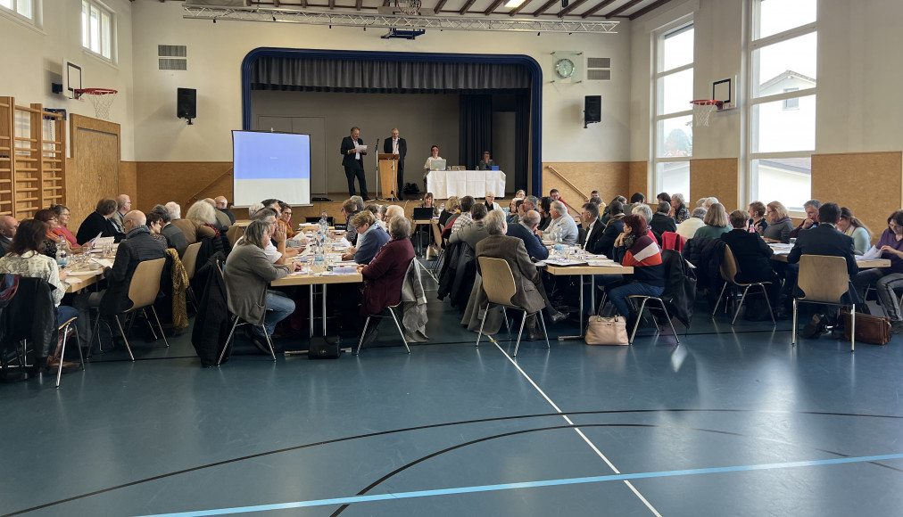 Réunis samedi 12 novembre à la salle polyvalente de Cortébert, les délégués au Synode de l’arrondissement jurassien des Eglises réformées Berne-Jura-Soleure devaient s’exprimer sur le budget 2023. / ©DR