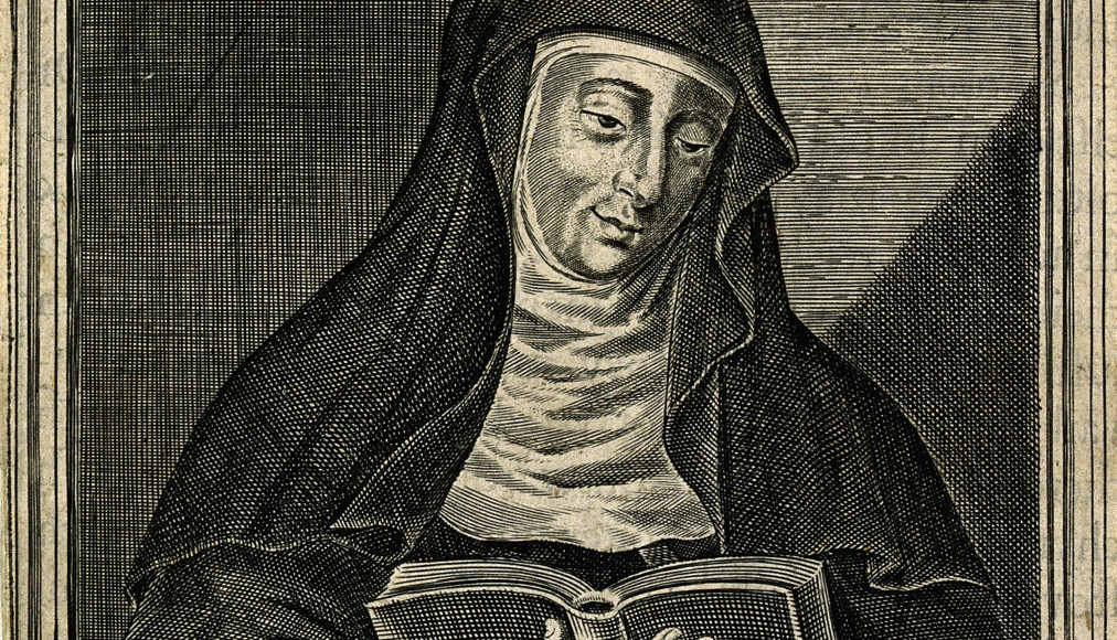 Hildegarde de Bingen, gravure de W. Marshall / © cc by NC: Mark Cartwright