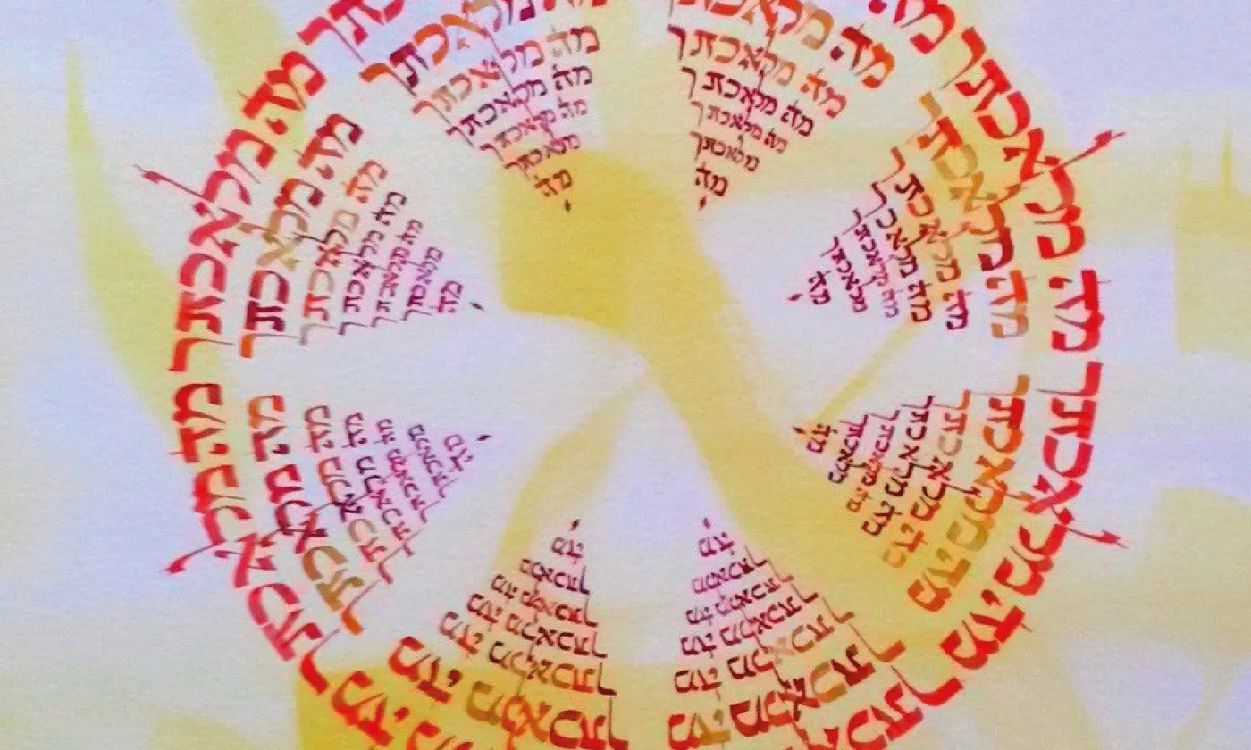 Avec Shinta et Rivka Lettres Hébraïques