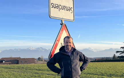 Jacky Pavillard, agriculteur à Senarclens / ©Gabrielle Desarzens 