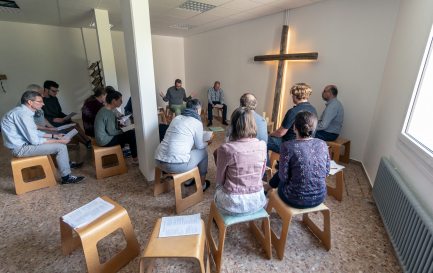 Une &quot;respiration spirituelle&quot; à la HET-PRO / © DR