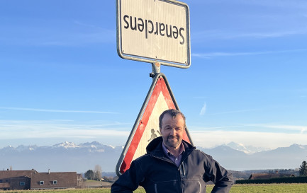 Jacky Pavillard, agriculteur à Senarclens / ©Gabrielle Desarzens