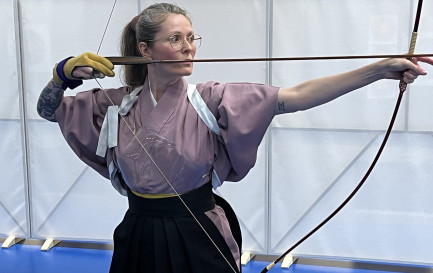 Le kyudo ou zen debout / ©Gabrielle Desarzens / RTSreligion