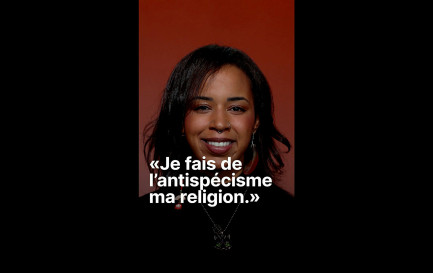 Shanice: «Je fais de l&#039;antispécisme ma religion.» / ©RTSreligion